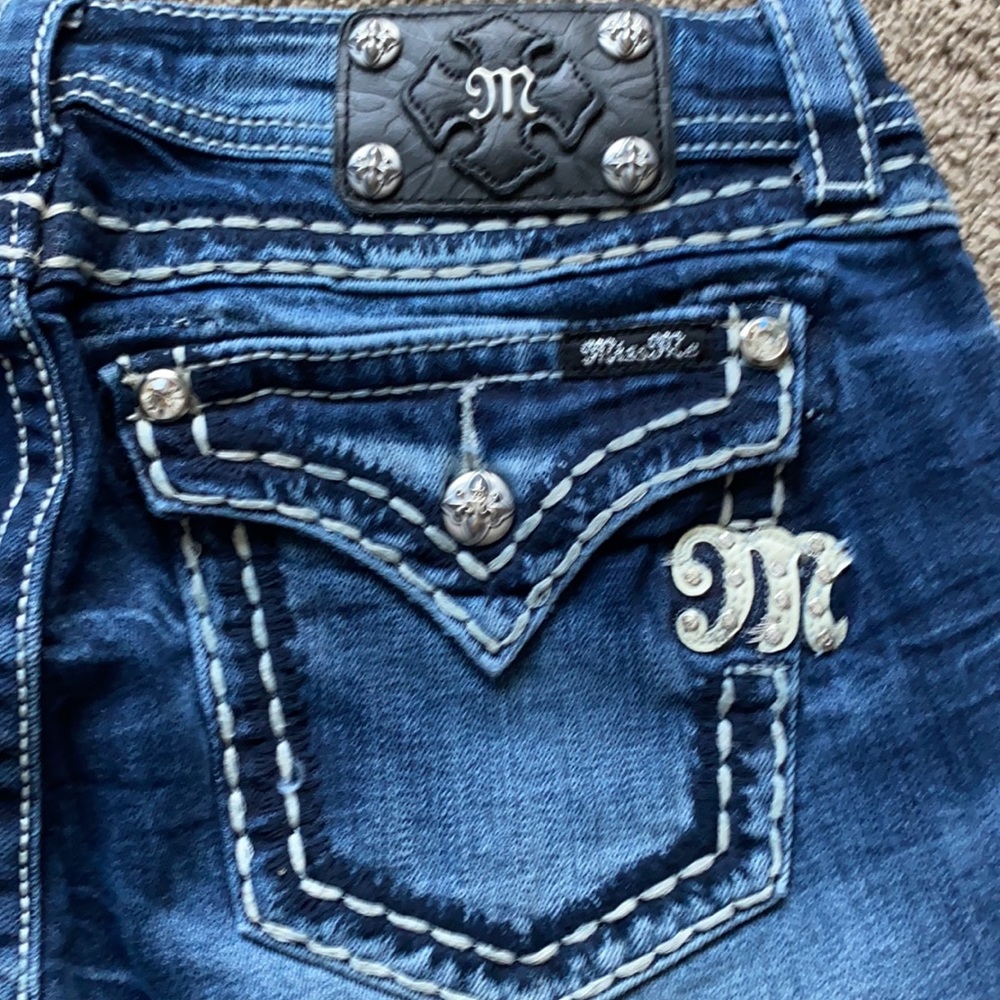 Miss Me Women's Denim Boot Cut Jeans 30x34 - Picture 3 of 5